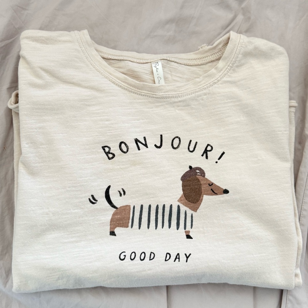 Rylee + Cru Bonjour Graphic Tee